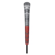 Golf Pride MCC Cord Plus4 Griff, STANDARD, grau/rot