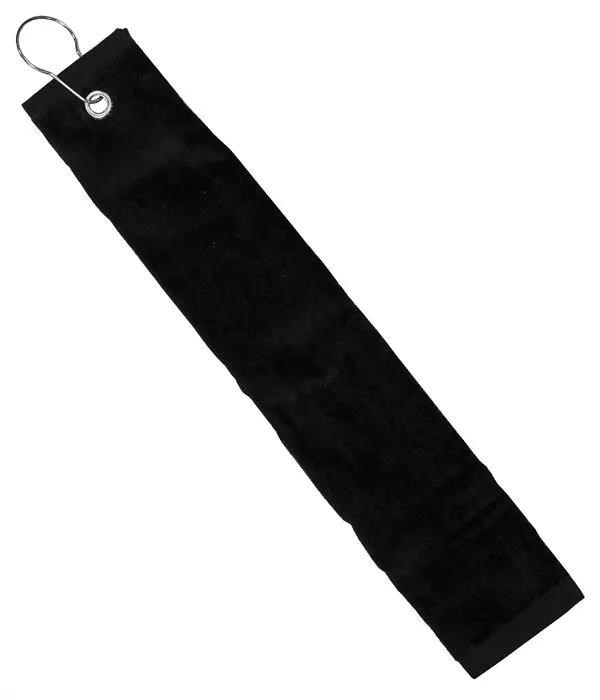 Golf Handtuch Longridge Trifold - schwarz