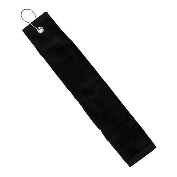 Golf Handtuch Longridge Trifold - schwarz