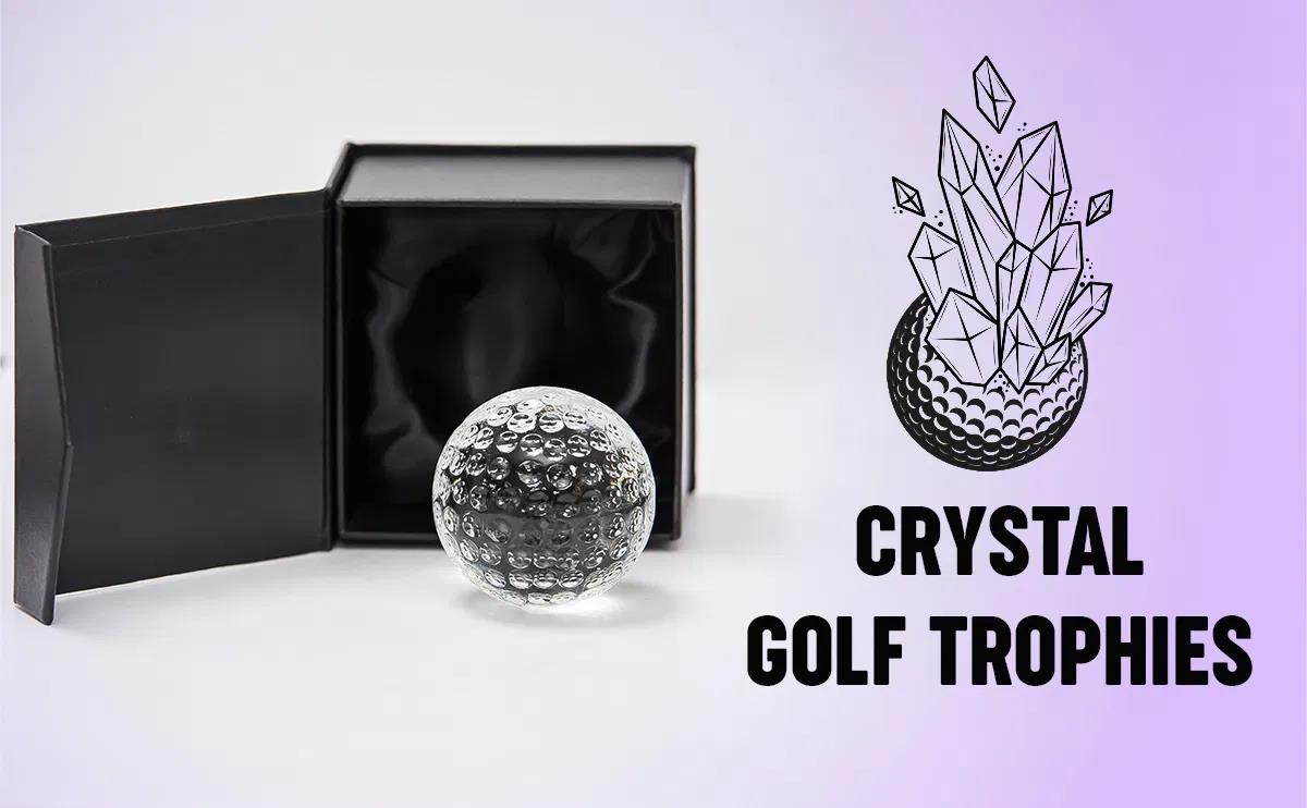 Longridge Briefbeschwerer Golfball aus Glas
