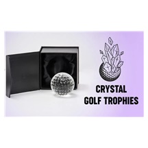Longridge Briefbeschwerer Golfball aus Glas