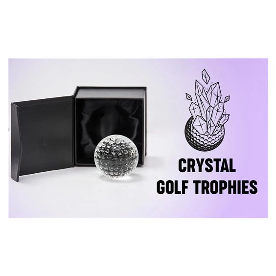 Longridge Briefbeschwerer Golfball aus Glas