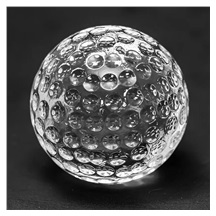 Longridge Briefbeschwerer Golfball aus Glas