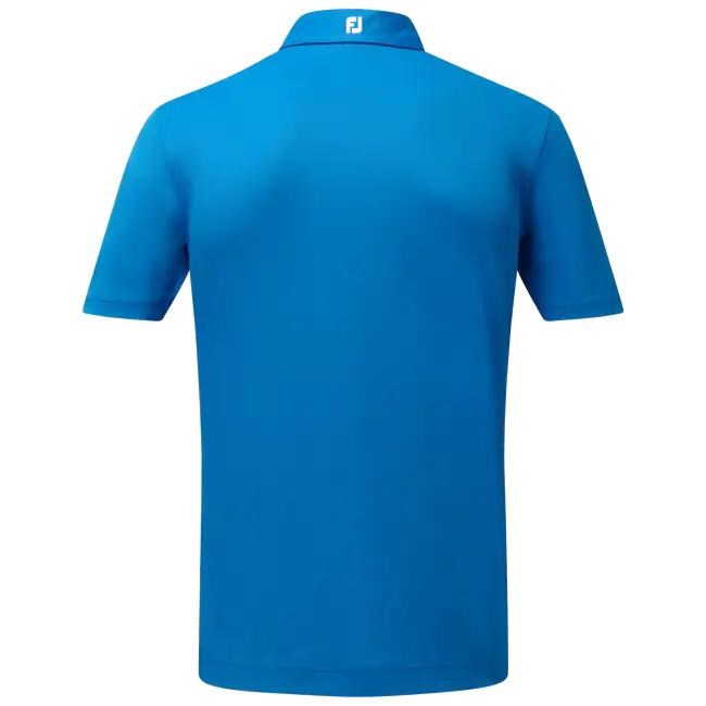 FootJoy Stretch Pique Solid Athletic Fit Herren Poloshirt, cobalt