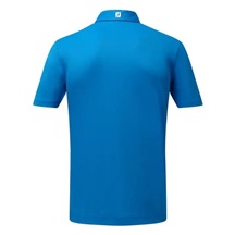 FootJoy Stretch Pique Solid Athletic Fit Herren Poloshirt, cobalt
