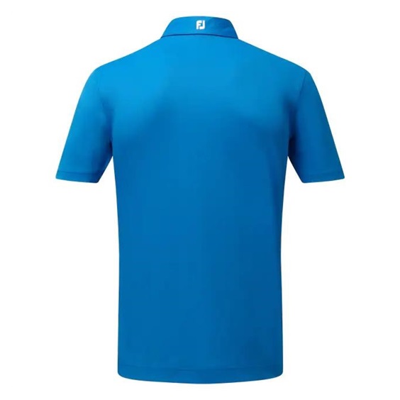 FootJoy Stretch Pique Solid Athletic Fit Herren Poloshirt, cobalt