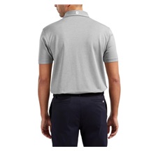 FootJoy Stretch Pique Solid Athletic Fit Herren polo, grau