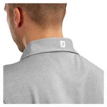 FootJoy Stretch Pique Solid Athletic Fit Herren polo, grau