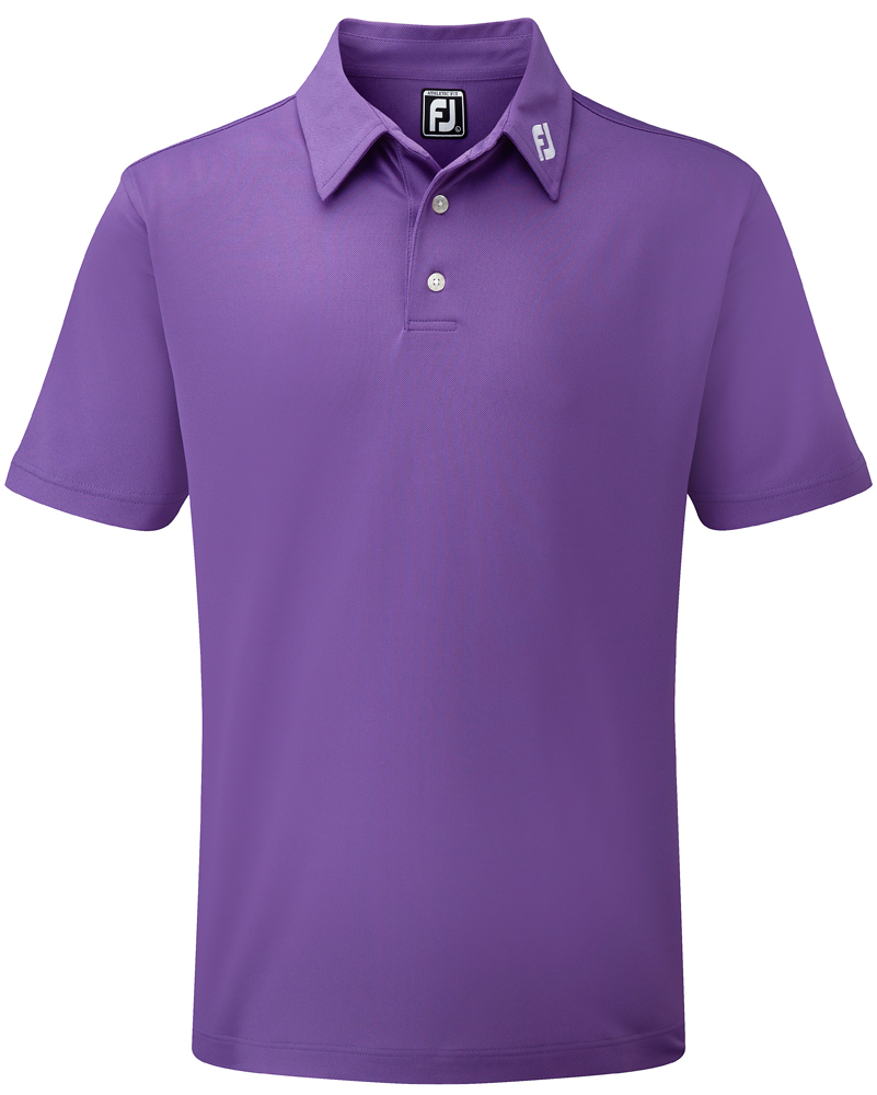 FootJoy Stretch Pique Solid herren polo, lila