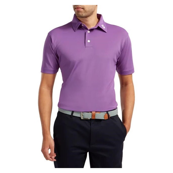 FootJoy Stretch Pique Solid herren polo, lila