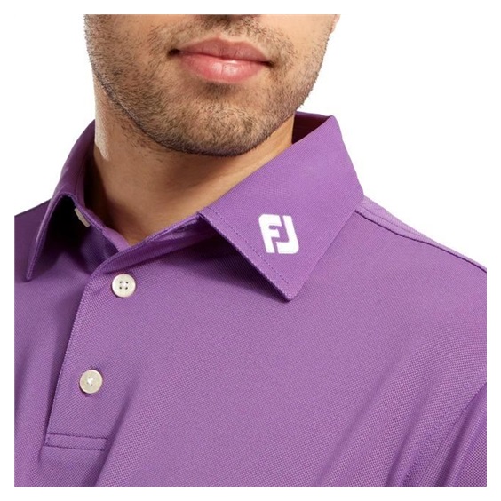 FootJoy Stretch Pique Solid herren polo, lila