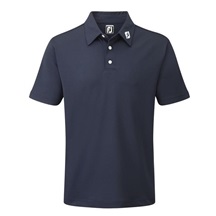 FootJoy Stretch Pique Solid Athletic Fit Herren Poloshirt, dunkelblau