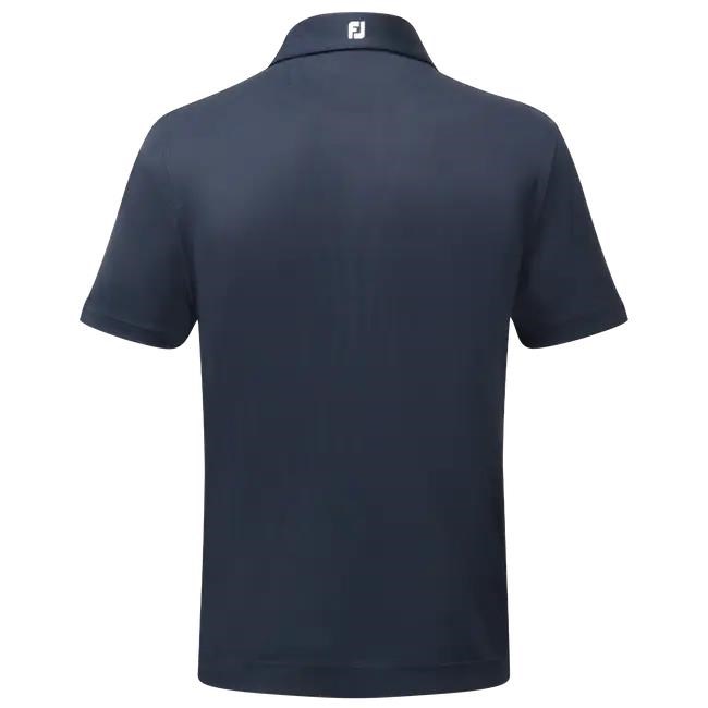 FootJoy Stretch Pique Solid Athletic Fit Herren Poloshirt, dunkelblau