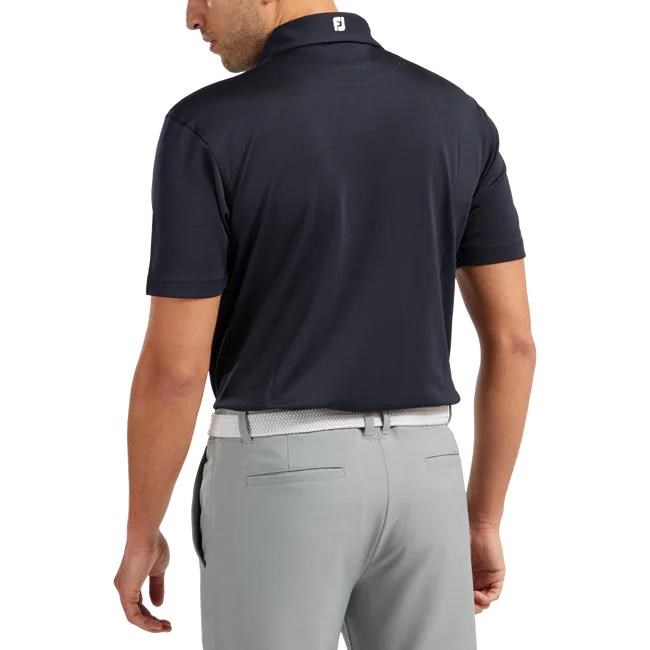 FootJoy Stretch Pique Solid Athletic Fit Herren Poloshirt, dunkelblau