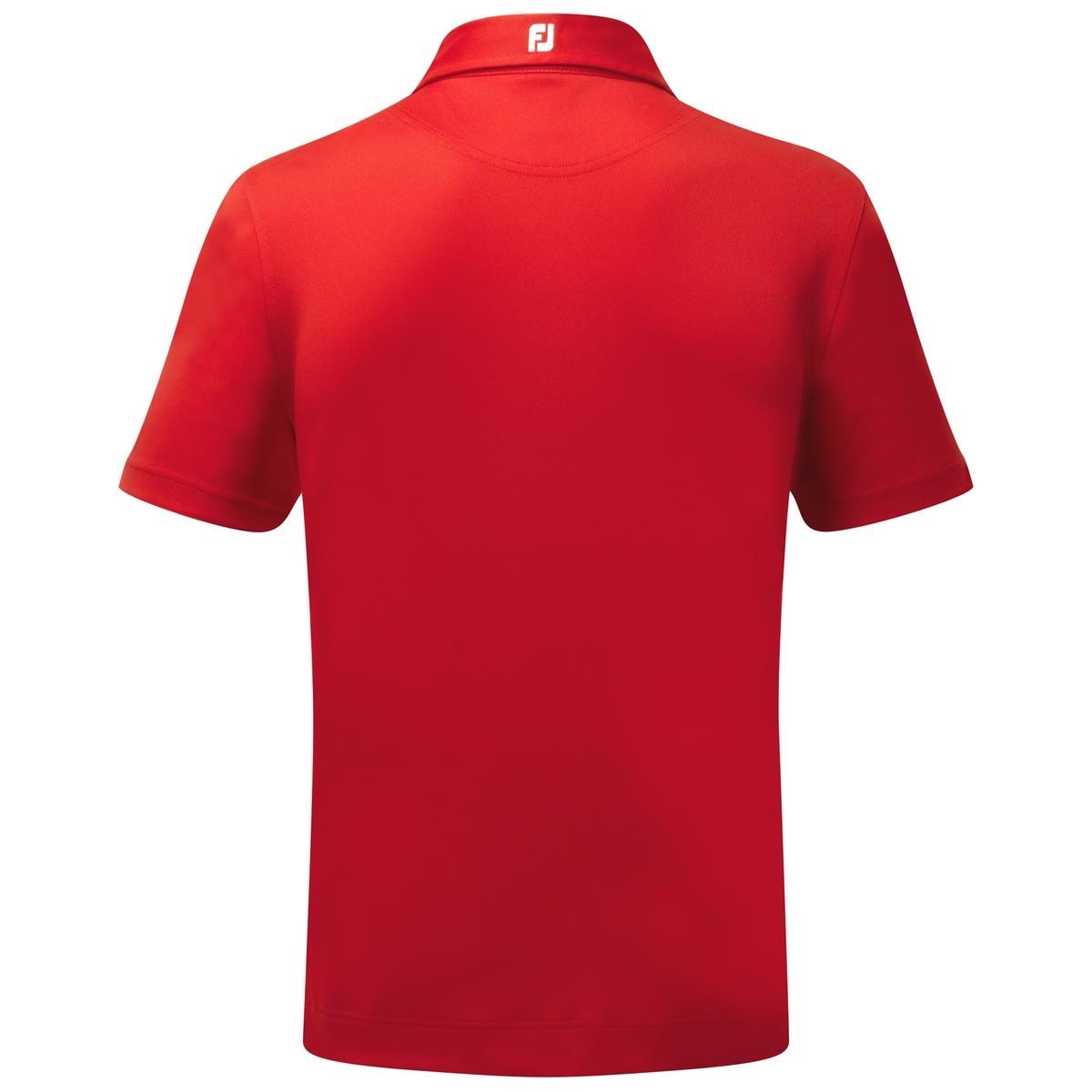 FootJoy Stretch Pique Solid Athletic Fit, rot