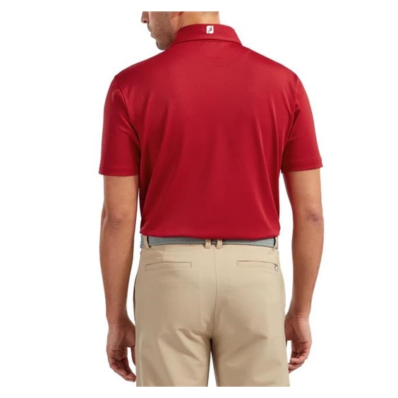 FootJoy Stretch Pique Solid Athletic Fit, rot