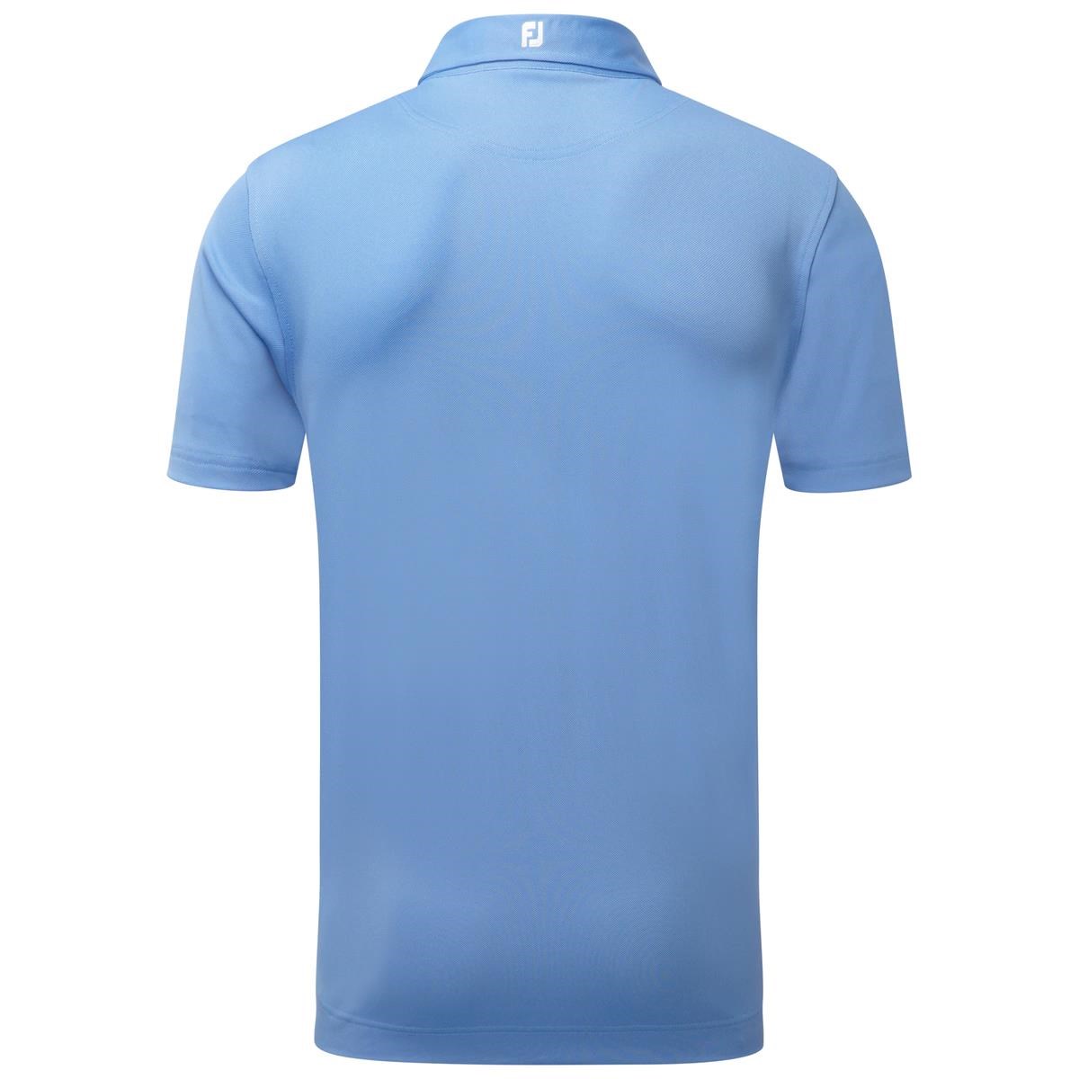 FootJoy Stretch Pique Solid Athletic Fit Herren Poloshirt, blau