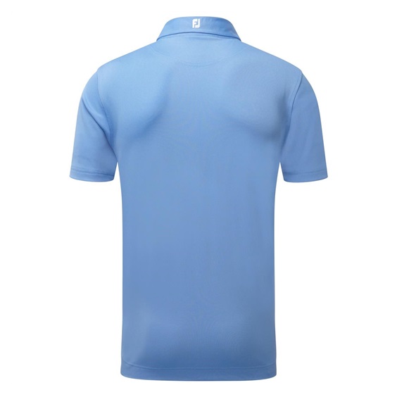 FootJoy Stretch Pique Solid Athletic Fit Herren Poloshirt, blau