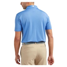 FootJoy Stretch Pique Solid Athletic Fit Herren Poloshirt, blau