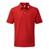 FootJoy Stretch Pique Solid Junior Poloshirt, rot