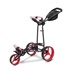 Big Max Autofold FF Golf Trolley, schwarz/rot