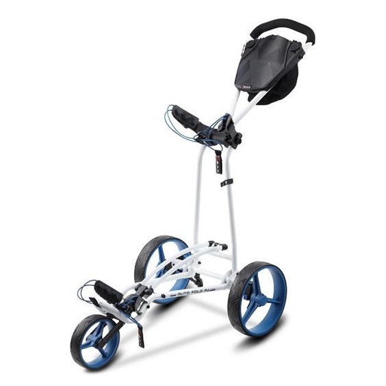Big Max Autofold FF Golf Trolley, weiss/blau