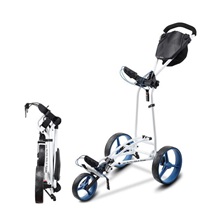 Big Max Autofold FF Golf Trolley, weiss/blau