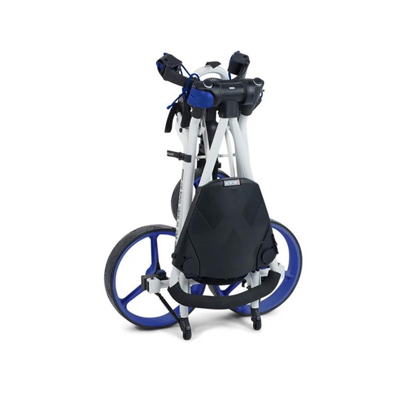 Big Max Autofold FF Golf Trolley, weiss/blau