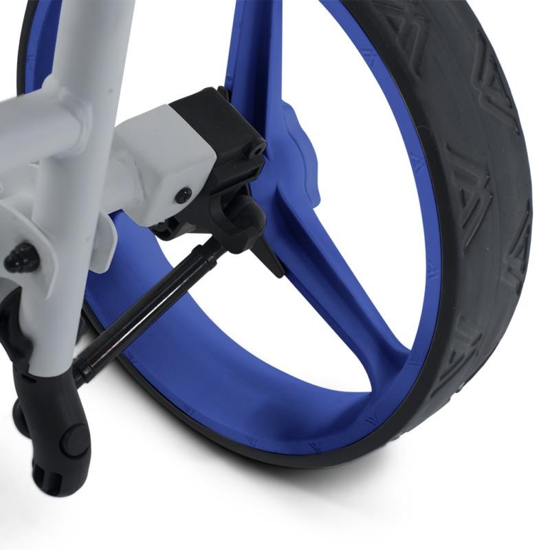 Big Max Autofold FF Golf Trolley, weiss/blau