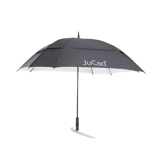 JuCad Golfschirm Windproof mit Schirmstift 68", schwarz