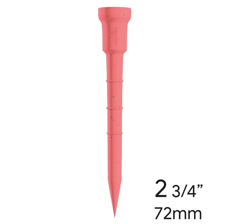 Lignum Tee Plastiktees 72mm, 12Stk., rosa