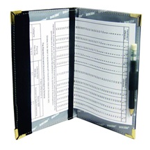 Longridge Deluxe Scorekartenhalter, schwarz