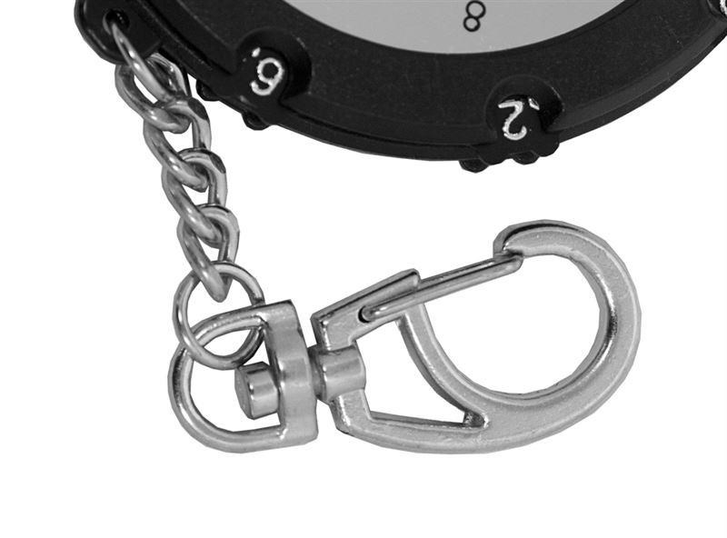 Longridge Round Scorer Zählgerät (18 Löcher), schwarz