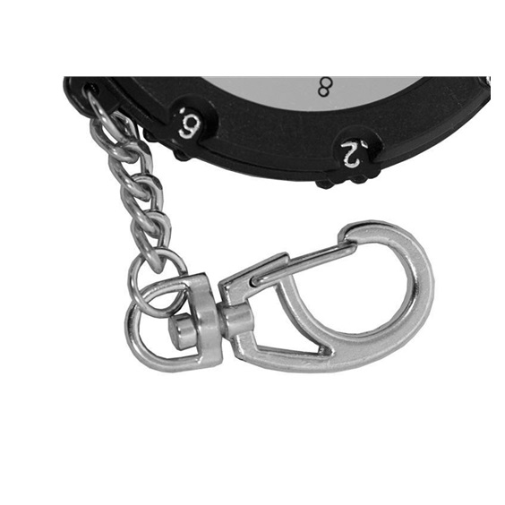 Longridge Round Scorer Zählgerät (18 Löcher), schwarz
