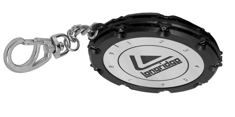 Longridge Round Scorer Zählgerät (18 Löcher), schwarz