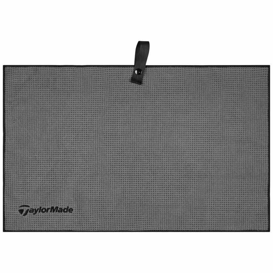 TaylorMade Microfiber Cart Golf Handtuch, grau