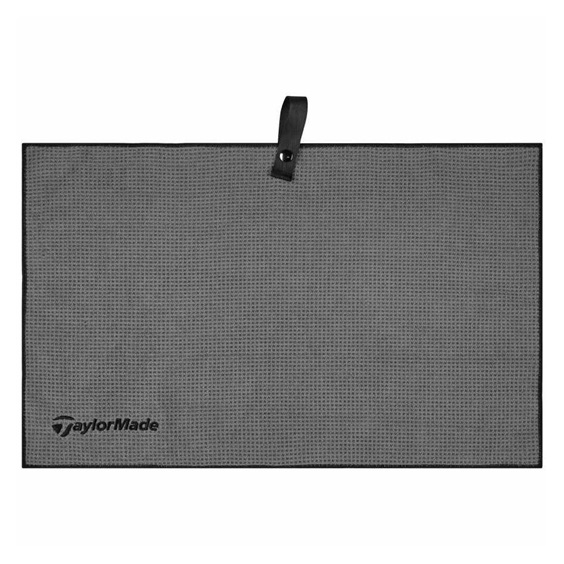 TaylorMade Microfiber Cart Golf Handtuch, grau
