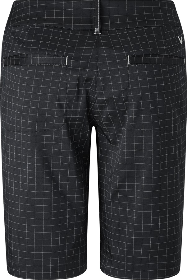 Callaway Grid Damen Shorts, schwarz