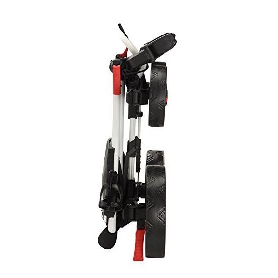 Big Max Blade Quattro Golf Trolley, weiss/rot