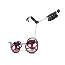 Big Max Blade Quattro Golf Trolley, weiss/rot