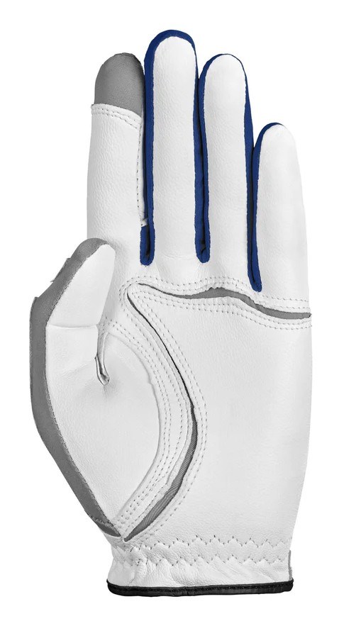 Zoom Tour Herren Handschuh, weiss/silber/blau