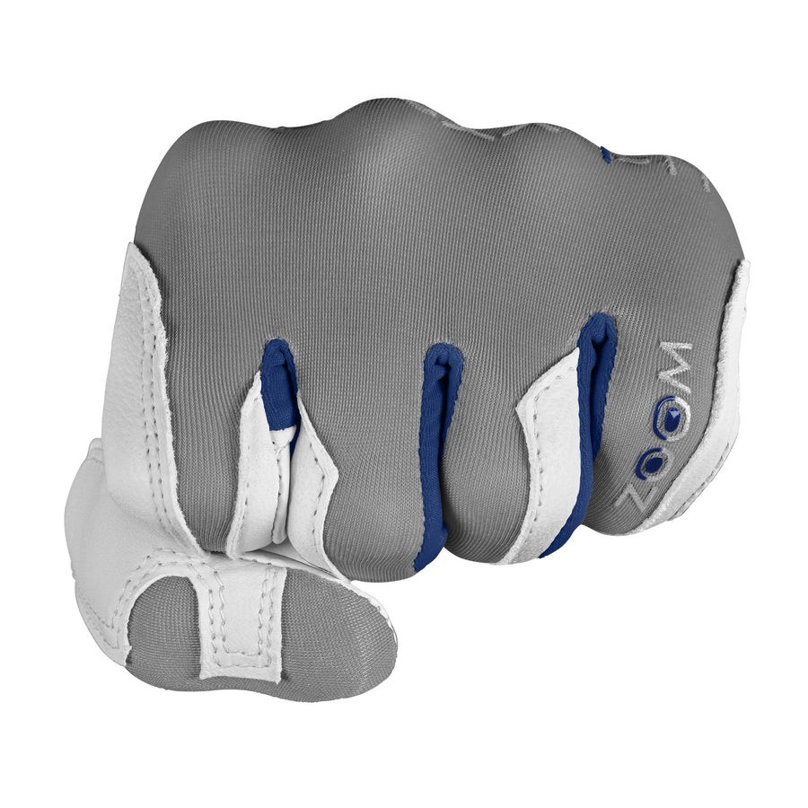 Zoom Tour Herren Handschuh, weiss/silber/blau