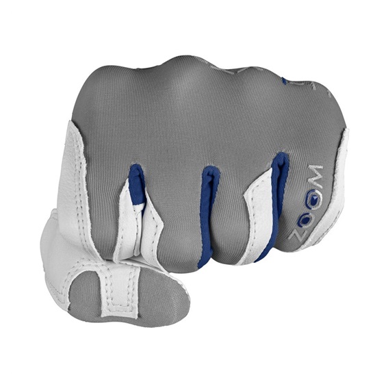 Zoom Tour Herren Handschuh, weiss/silber/blau