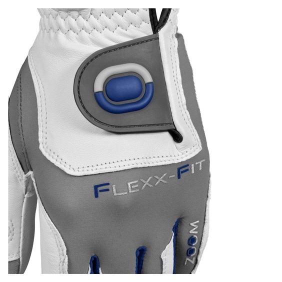 Zoom Tour Herren Handschuh, weiss/silber/blau