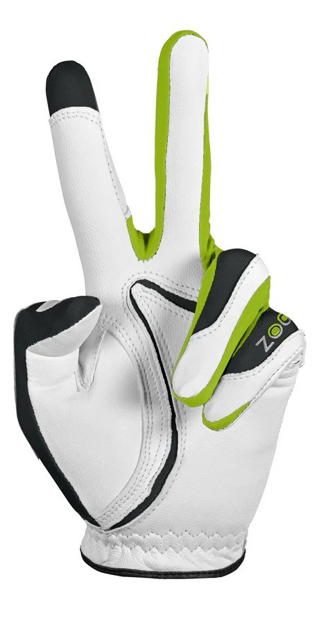 Zoom Tour Herren Handschuh, weiss/grau/grün