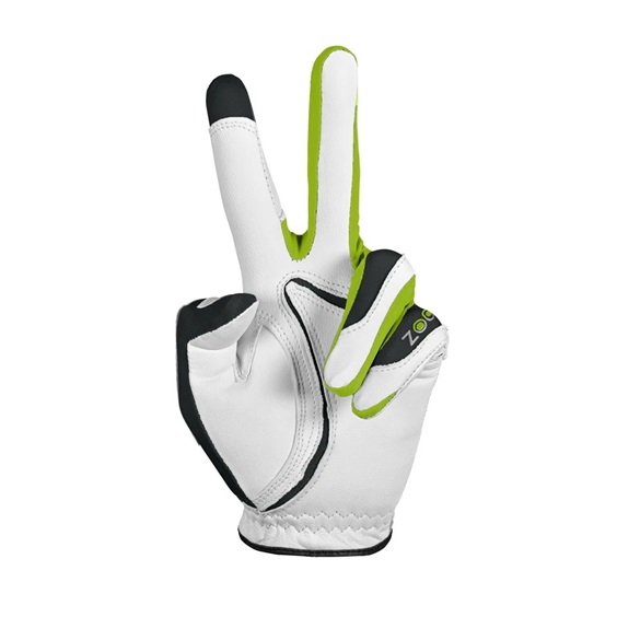 Zoom Tour Herren Handschuh, weiss/grau/grün