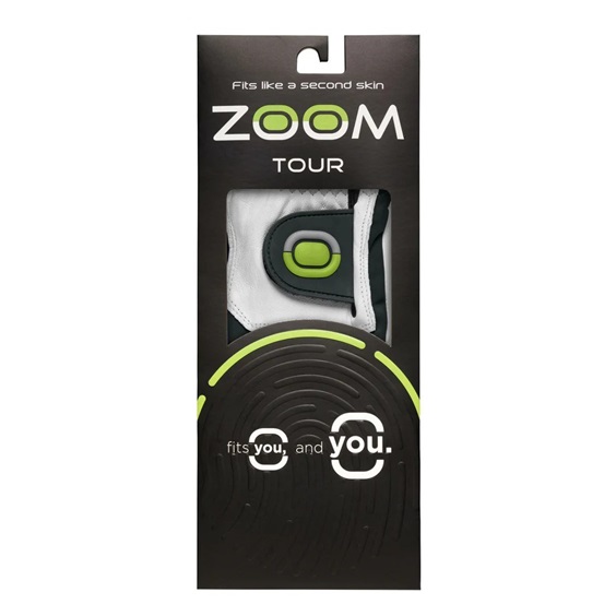 Zoom Tour Herren Handschuh, weiss/grau/grün