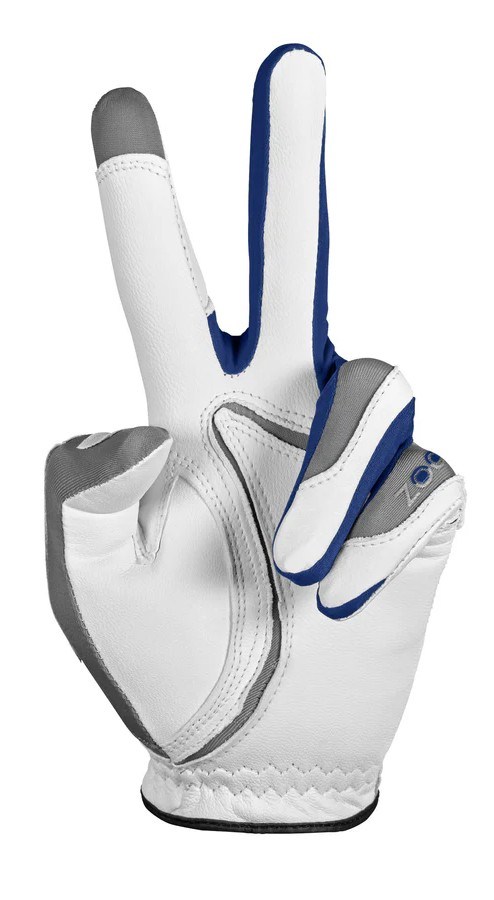 Zoom Tour Damen Handschuh, weiss/grau/blau