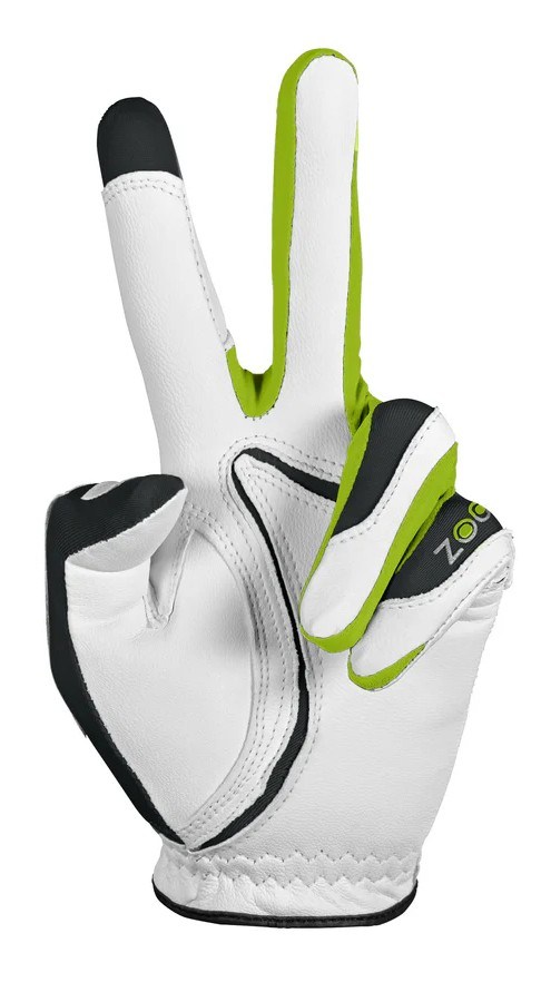 Zoom Tour Damen Handschuh, weiss/grau/limette