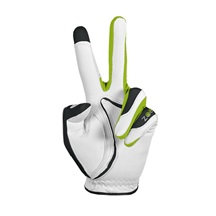Zoom Tour Damen Handschuh, weiss/grau/limette